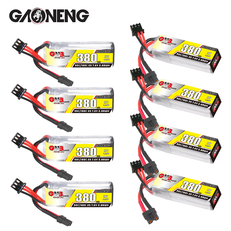 Drone Battery Plate - Akumulator Lipo GNB 2S 7.6V 380mAh