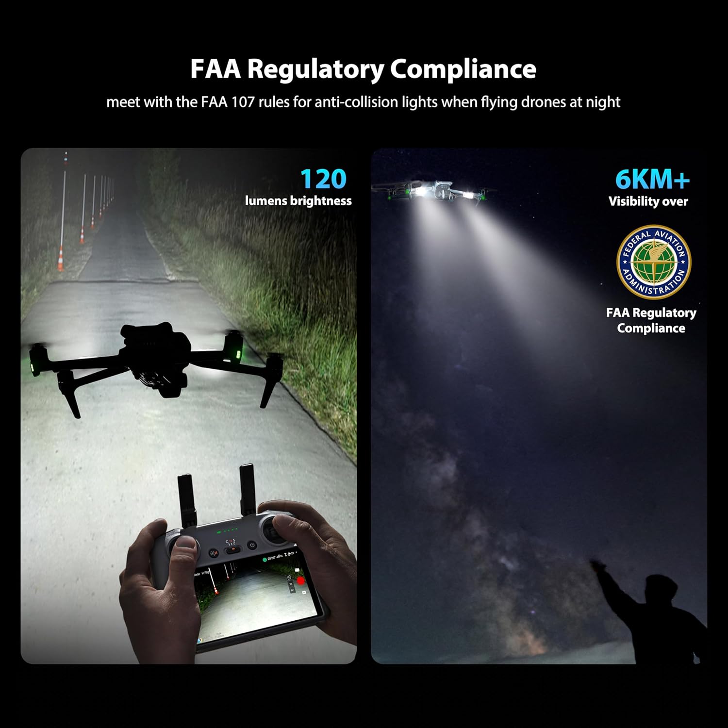 Światło stroboskopowe STARTRC  – Dji Drone Mini 4 Pro recenzja i cena