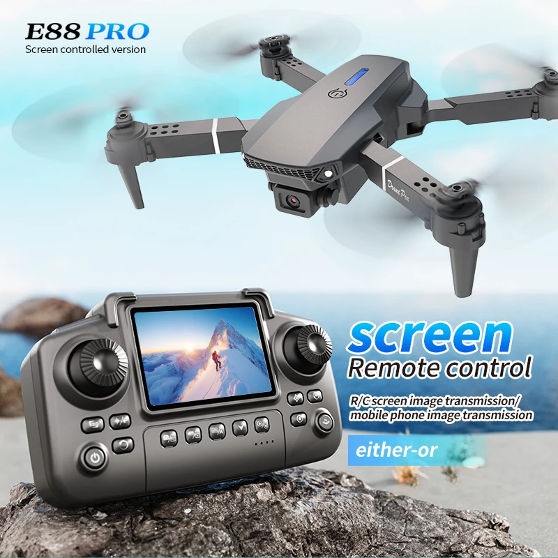 Profesjonalny dron E88 PRO z e – Drone Battery Case recenzja i cena