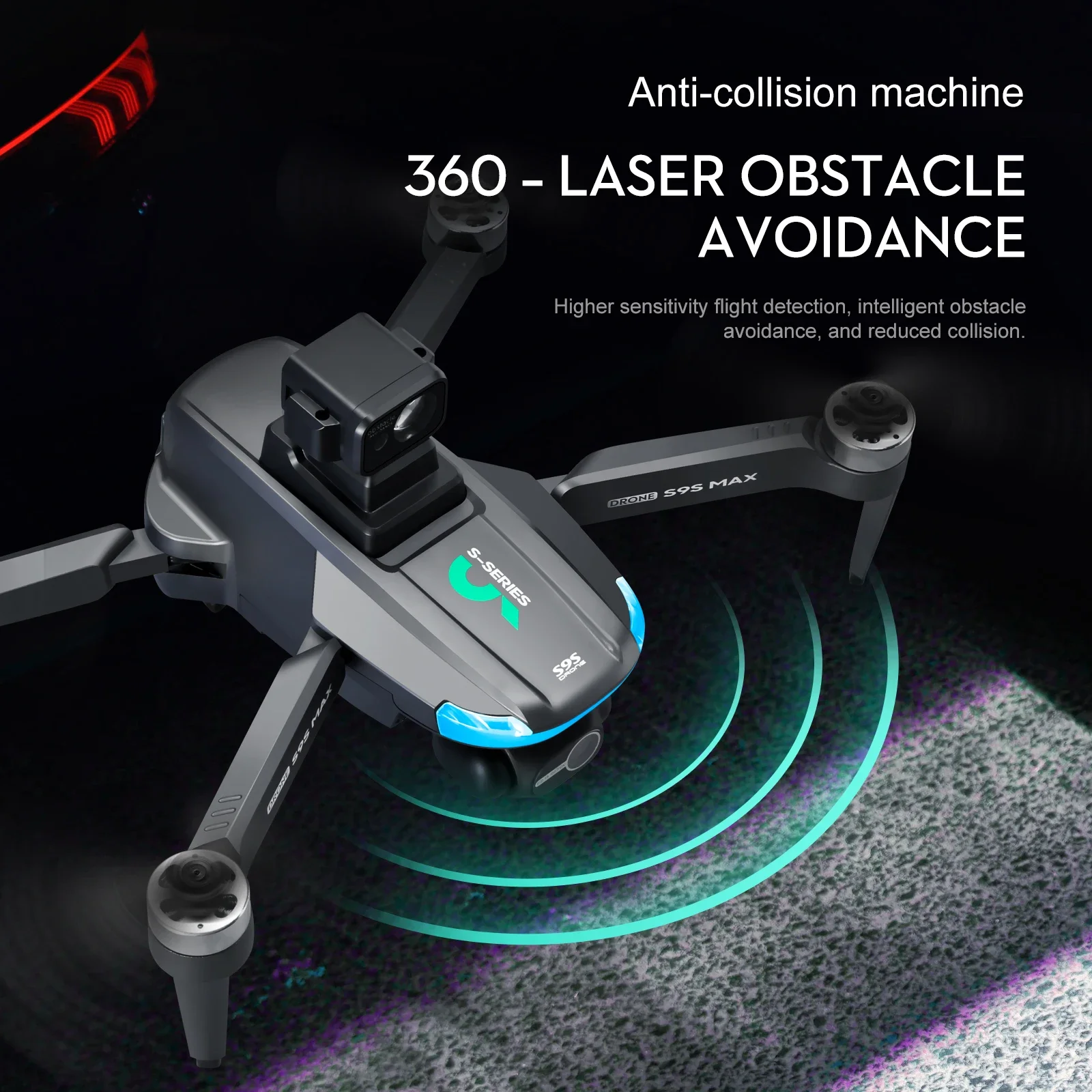 NOWOŚĆ S9S MAX MINI Drone 4K 2 – Drone Battery Case recenzja i cena