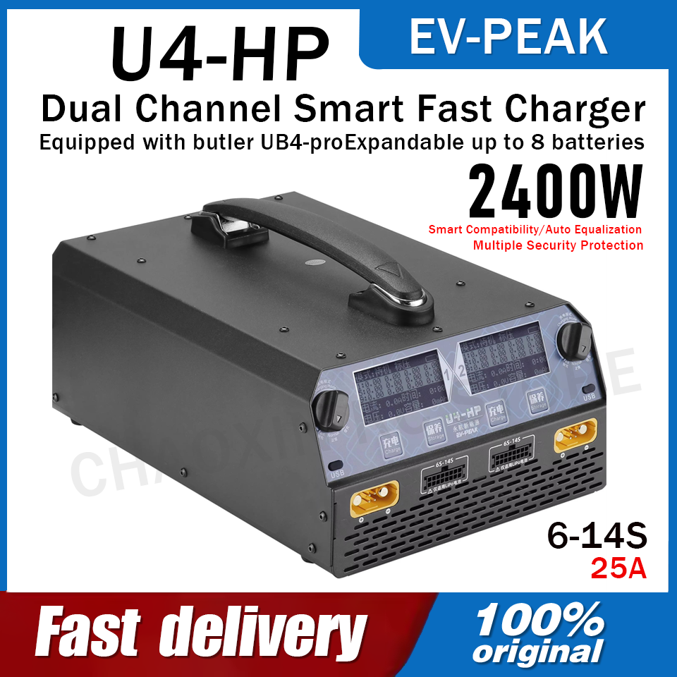 Ładowarka EV-PEAK U4-HP Dual C – Drone Battery Lipo recenzja i cena