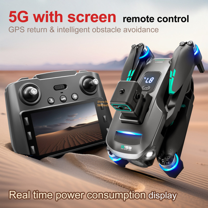 Podwójna kamera 8K 5G WIFI FPV – Drone Battery Case recenzja i cena