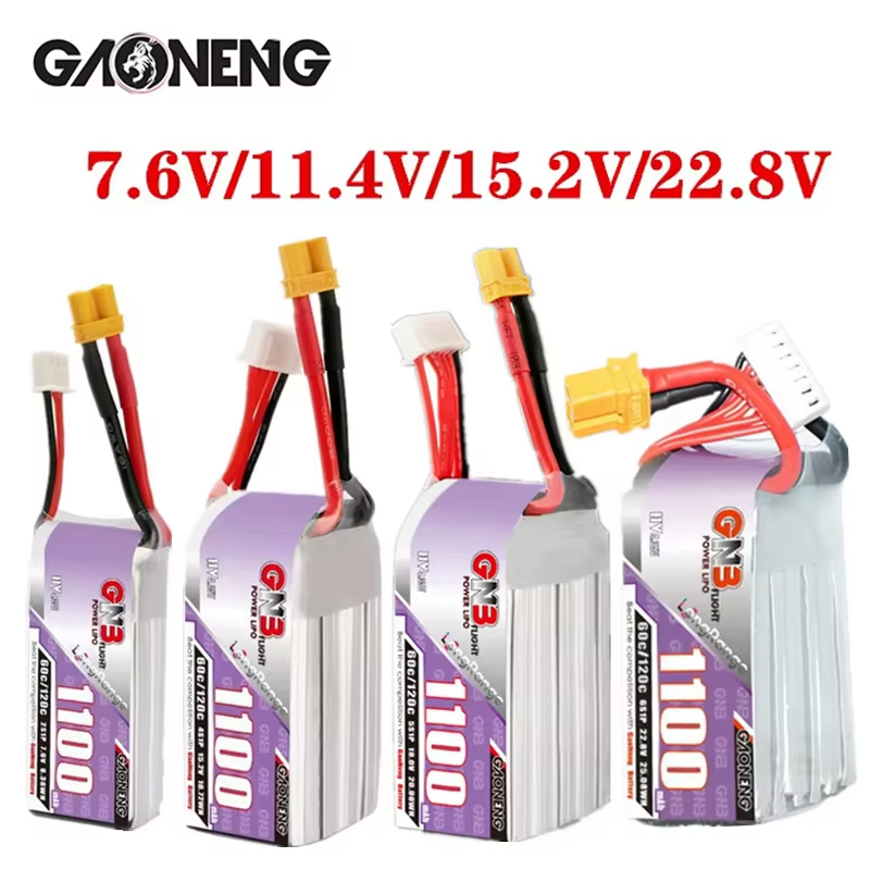 GNB 1100mAh 2S 3S 4S 6S 60C/12 – Drone Battery Lipo recenzja i cena