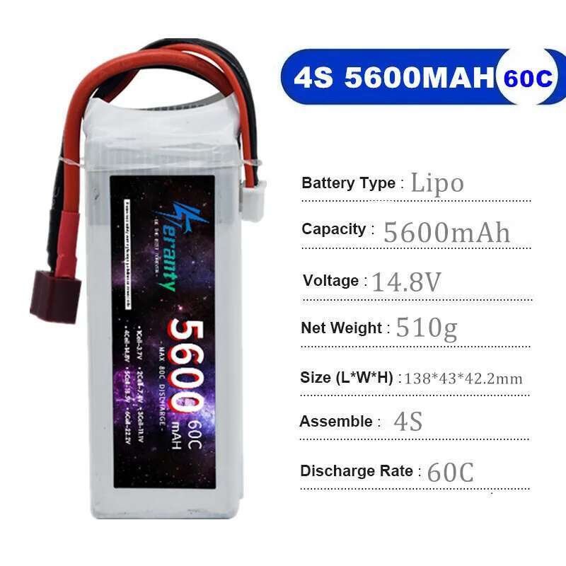 TERANTY 5600MAH 60C 2S 3S 4S 6 – Drone Battery 6S recenzja i cena