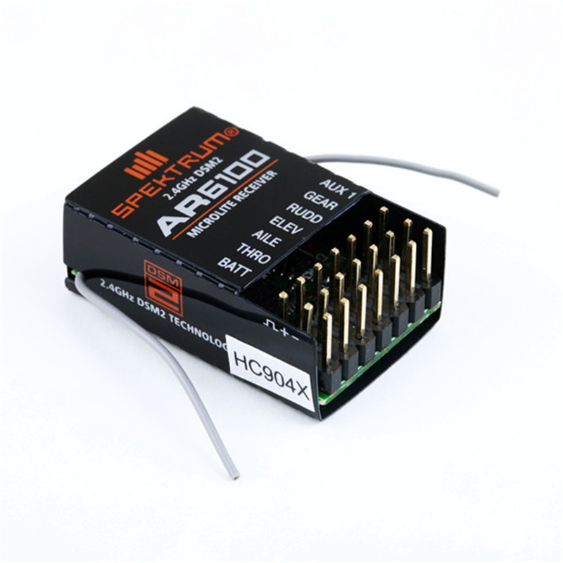 Odbiornik AR6100 DSM2 6CH 2.4G – Drone Battery Plate recenzja i cena