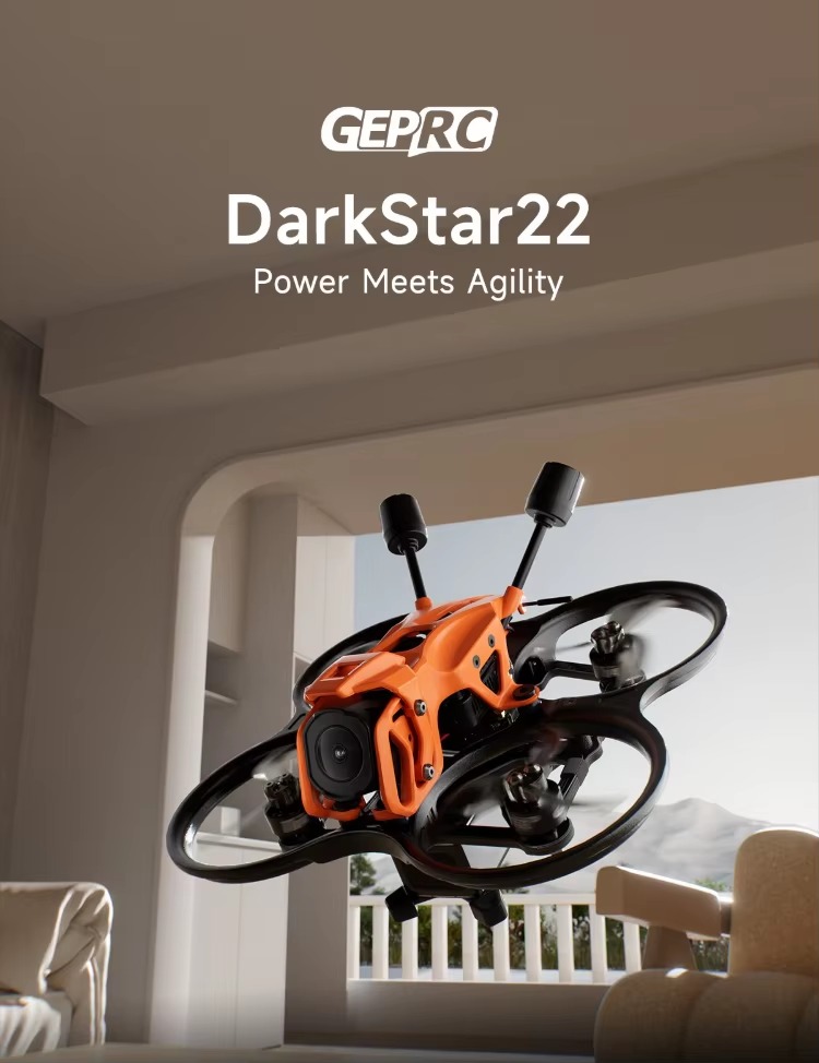 Nowy dron FPV GEPRC DarkStar22 – Drone Battery 4S recenzja i cena