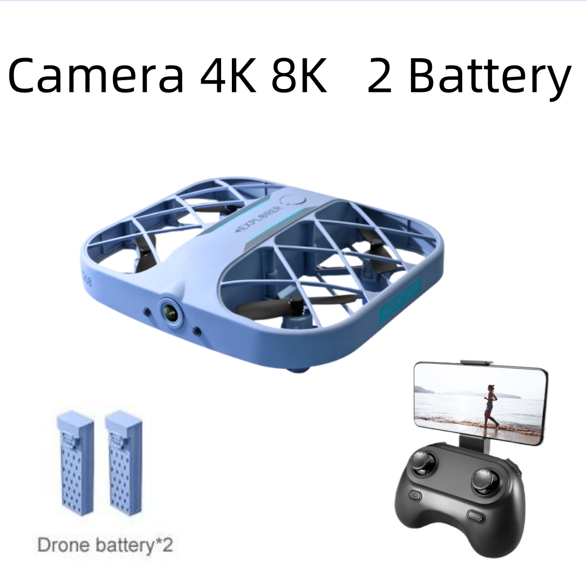 JJRC H107 FPV RC Dron z 2 Bate – Drone Battery Case recenzja i cena