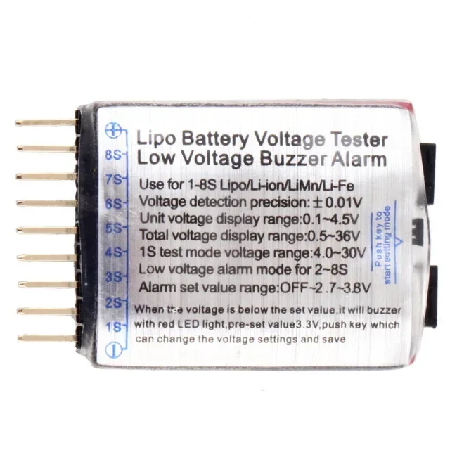 1/2/5PCS Wyświetlacz napięcia  – Drone Battery Alarm recenzja i cena